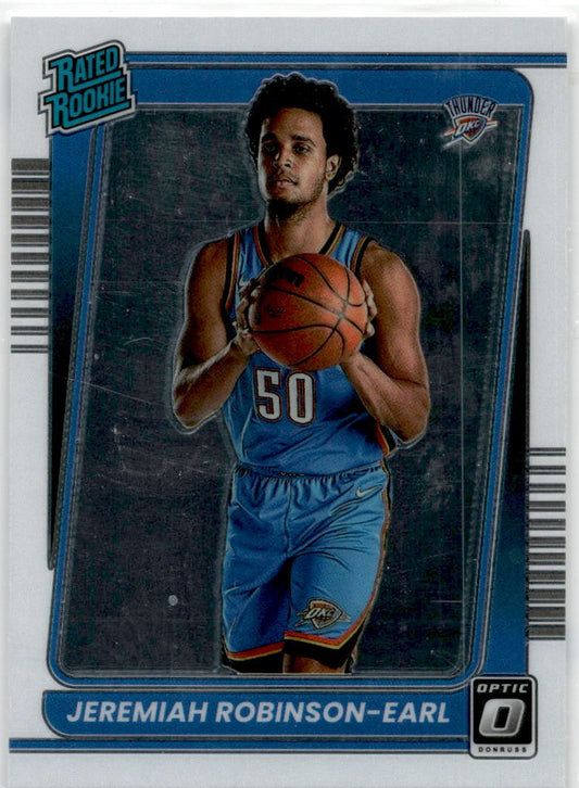 2021-22 Donruss Optic #170 Jeremiah Robinson-Earl Rookie Oklahoma City Thunder