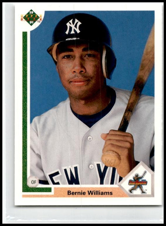 1991 Upper Deck #11b Bernie Williams New York Yankees