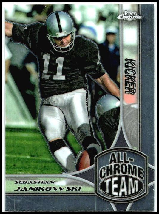 2024 Topps Chrome All Chrome Team #ACT-24 Sebastian Janikowski Oakland Raiders