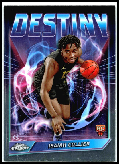 2024-25 Topps Chrome Destiny #D-21 Isaiah Collier Utah Jazz