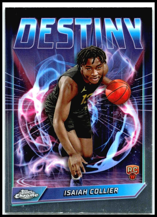 2024-25 Topps Chrome Destiny #D-21 Isaiah Collier Utah Jazz