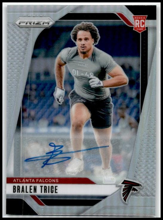 2024 Panini Prizm Silver #312 Bralen Trice Rookie Atlanta Falcons