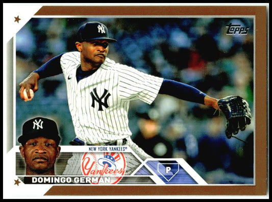 2023 Topps Update Gold #US52 Domingo Germán #/2023 New York Yankees