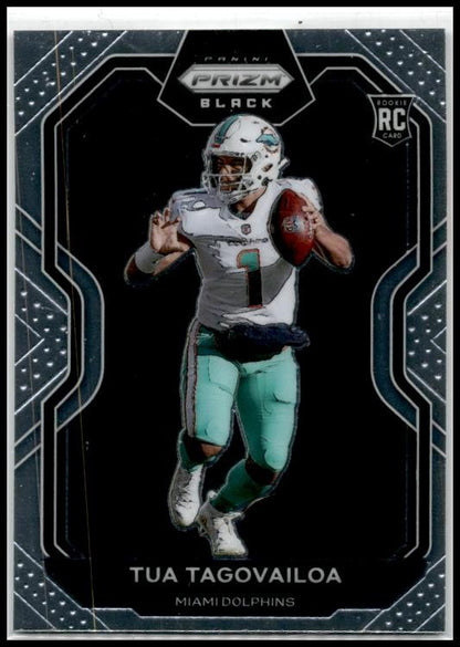 2020 Panini Chronicles Prizm Black #PB-2 Tua Tagovailoa Miami Dolphins