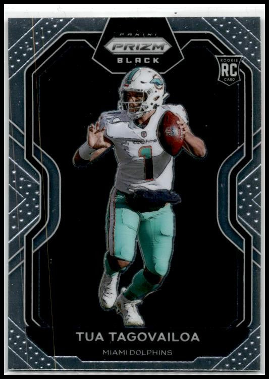 2020 Panini Chronicles Prizm Black #PB-2 Tua Tagovailoa Miami Dolphins
