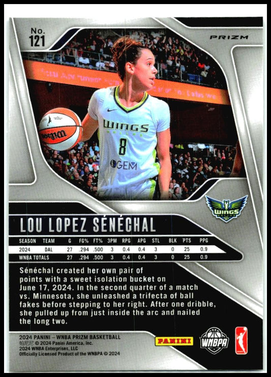 2024 Panini Prizm WNBA Silver Prizms #121 Lou Lopez Senechal Dallas Wings