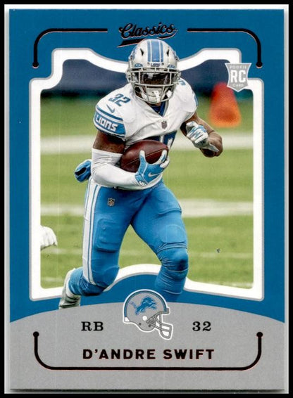 2020 Panini Chronicles Classics #CL-10 D'Andre Swift Detroit Lions