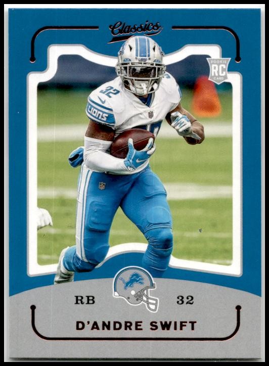 2020 Panini Chronicles Classics #CL-10 D'Andre Swift Detroit Lions