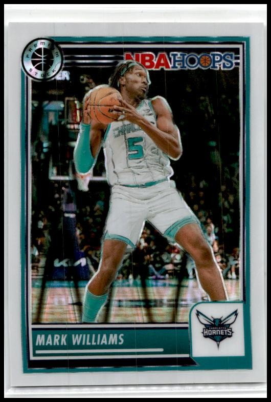 2023-24 Panini Premium Stock White Seismic Prizm #41 Mark Williams Hornets