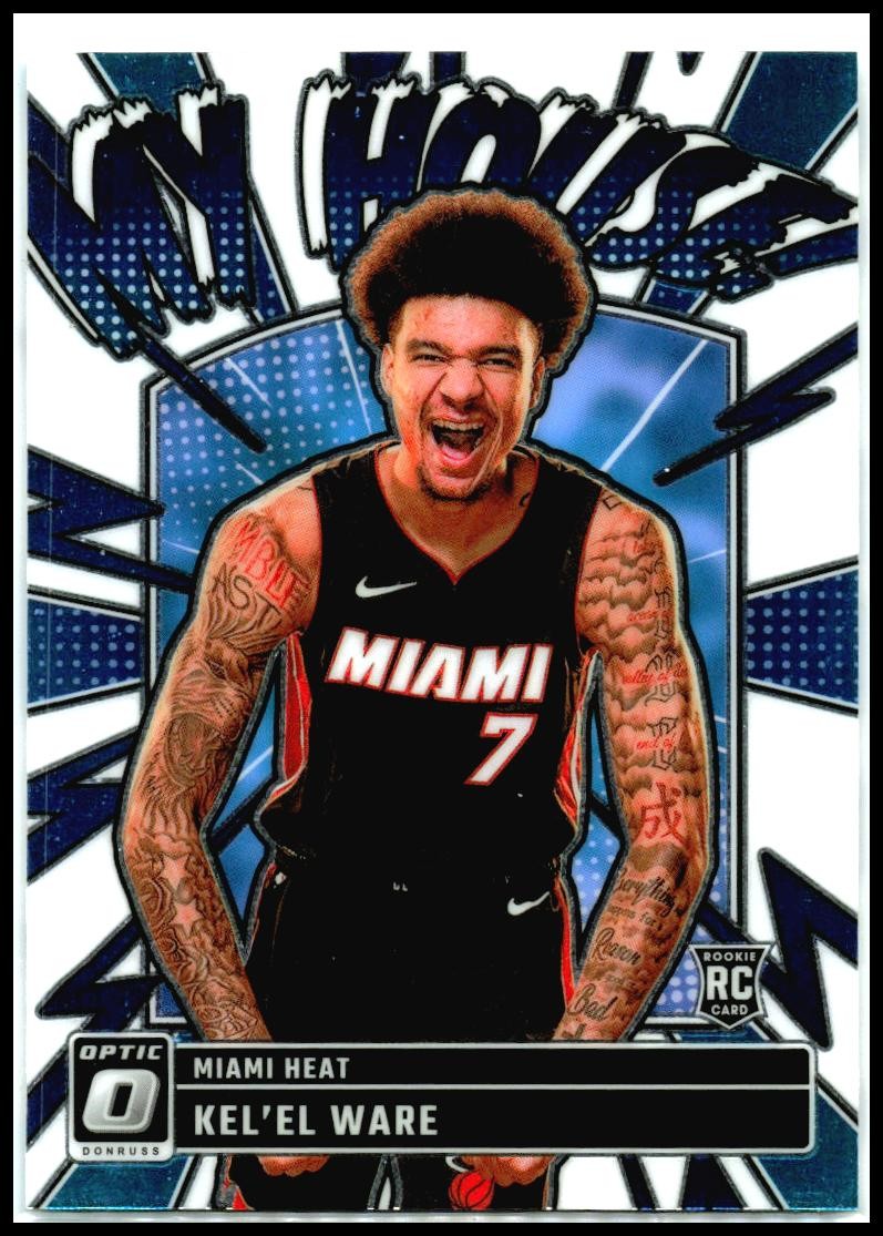 2024-25 Donruss Optic My House #11 Kel'el Ware Miami Heat