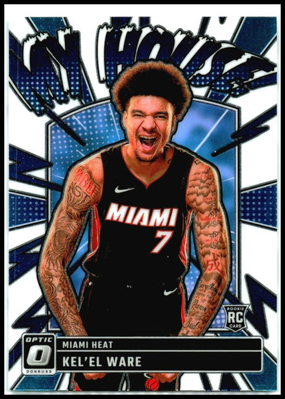 2024-25 Donruss Optic My House #11 Kel'el Ware Miami Heat