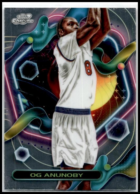 2023-24 Topps Chrome Cosmic #125 OG Anunoby New York Knicks