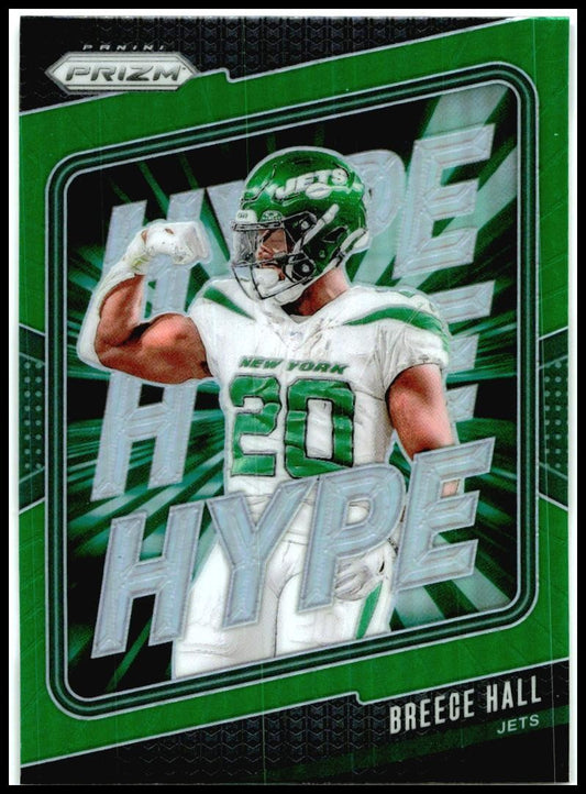 2024 Panini Prizm Hype Green Prizm #11 Breece Hall New York Jets