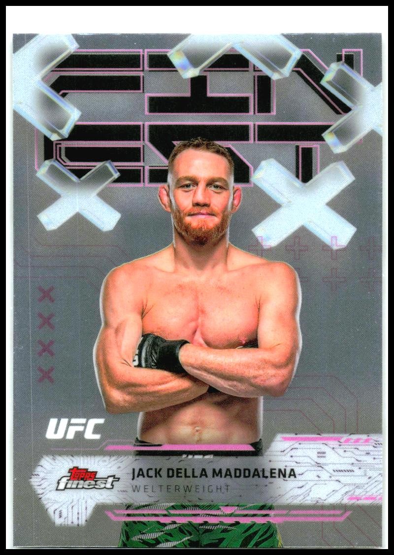 2025 Topps Finest UFC Common #29 Jack Della Maddalena
