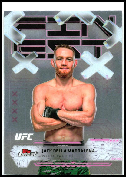 2025 Topps Finest UFC Common #29 Jack Della Maddalena