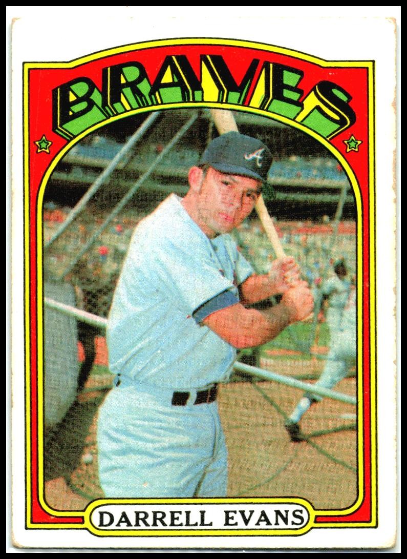 1972 Topps #171 Darrell Evans Atlanta Braves