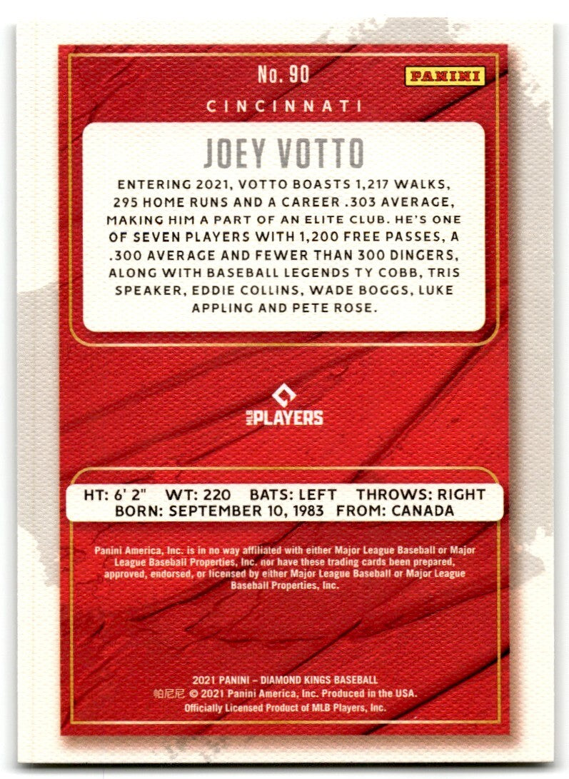 2021 Panini Diamond Kings Joey Votto Cincinnati Reds #90