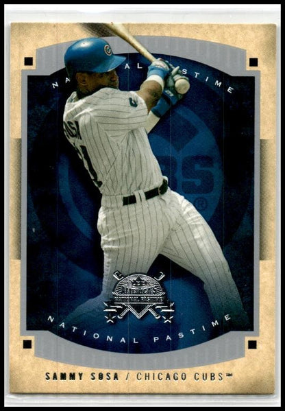2005 Fleer National Pastime #14 Sammy Sosa Chicago Cubs