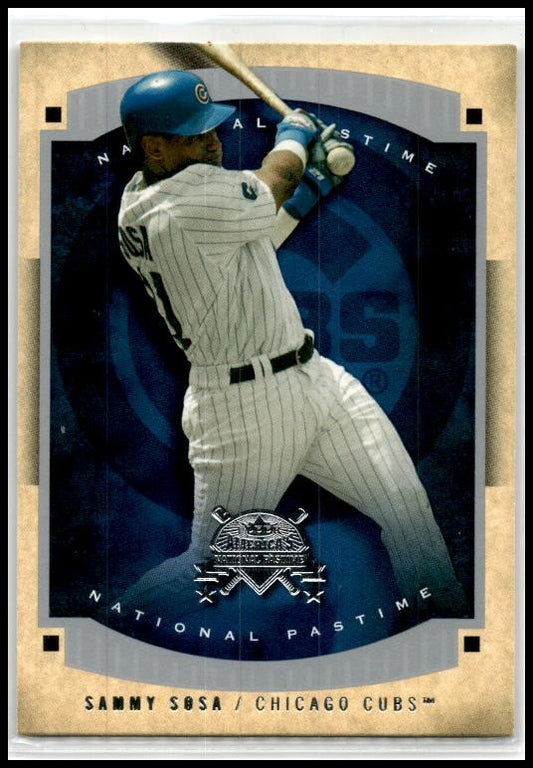 2005 Fleer National Pastime #14 Sammy Sosa Chicago Cubs
