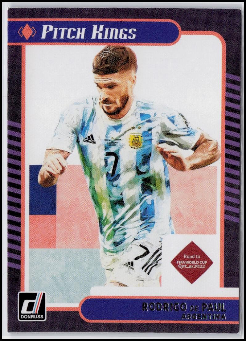2021-22 Donruss #11 Rodrigo de Paul Pitch Kings