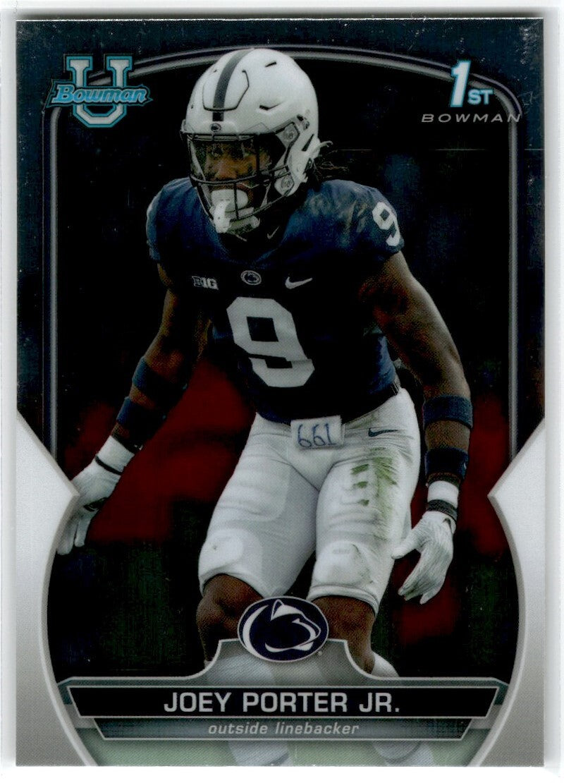 2022 Bowman University Chrome Joey Porter Jr. Penn State Nittany Lions #79