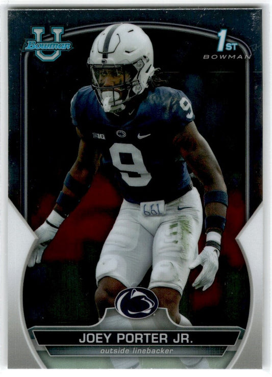 2022 Bowman University Chrome Joey Porter Jr. Penn State Nittany Lions #79