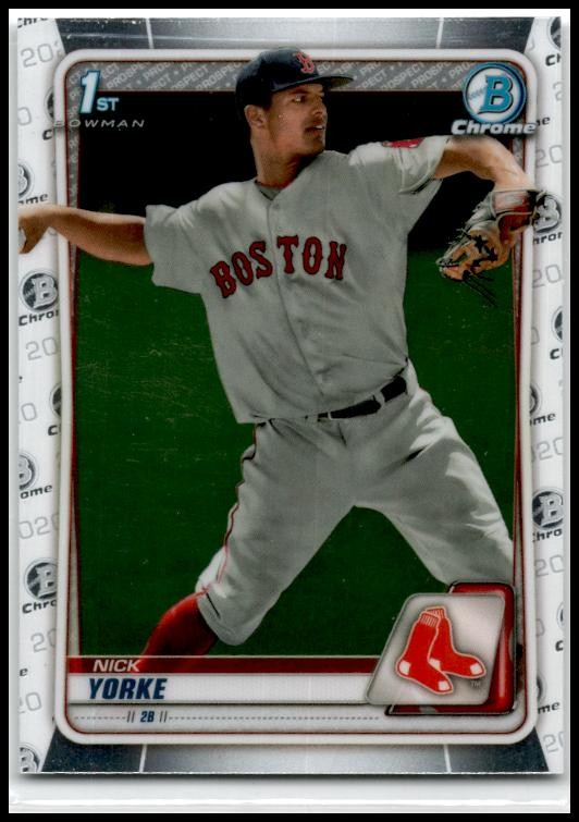 2020 Bowman Draft Chrome #BD-29 Nick Yorke Boston Red Sox