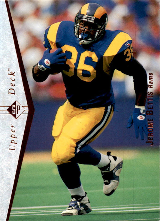 1995 SP #62 Jerome Bettis LA Rams