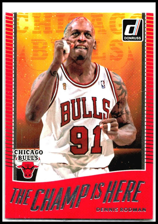2017-18 Donruss The Champ is Here #4 Dennis Rodman Chicago Bulls