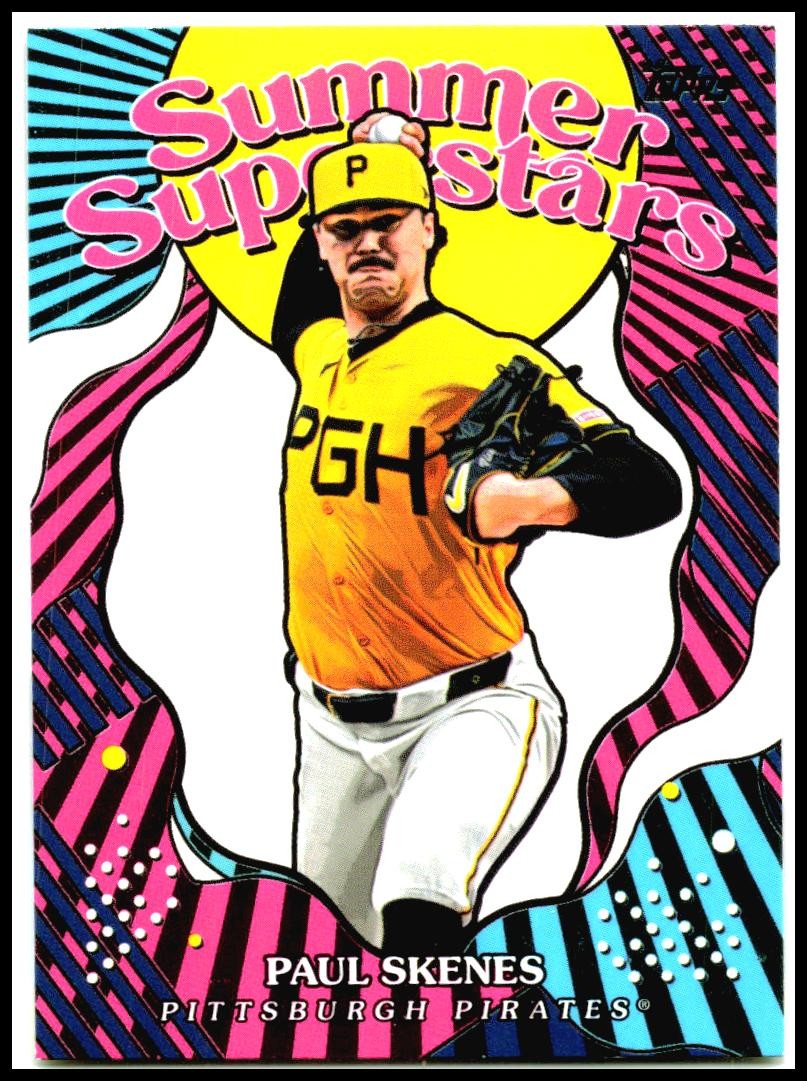 2025 Topps Summer Superstars #SS-34 Paul Skenes Pittsburgh Pirates