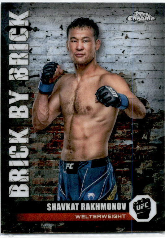 2024 Topps Chrome UFC Brick By Brick #BYB-11 Shavkat Rakhmonov