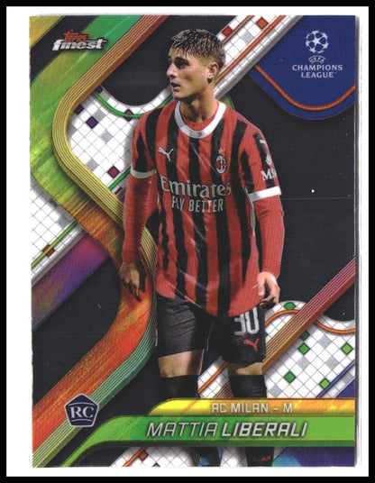 Mattia Liberali #78 2024-25 Finest UEFA Club Competitions Rookie RC