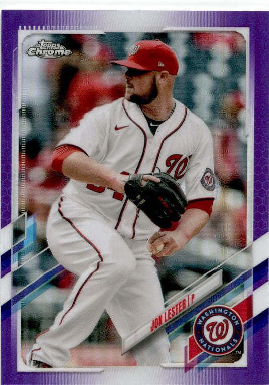 2021 Topps Update Purple #US100 Jon Lester Washington Nationals