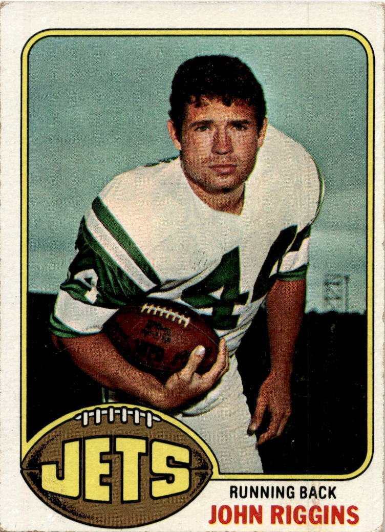 1976 Topps #305 John Riggins New Your Jets