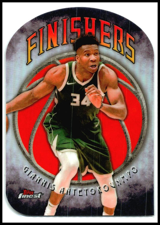 2024-25 Finest Finishers Refractor #F-3 Giannis Antetokounmpo Milwaukee Bucks