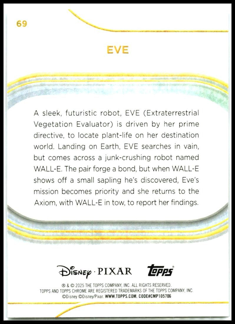 2025 Topps Chrome Disney #69 EVE