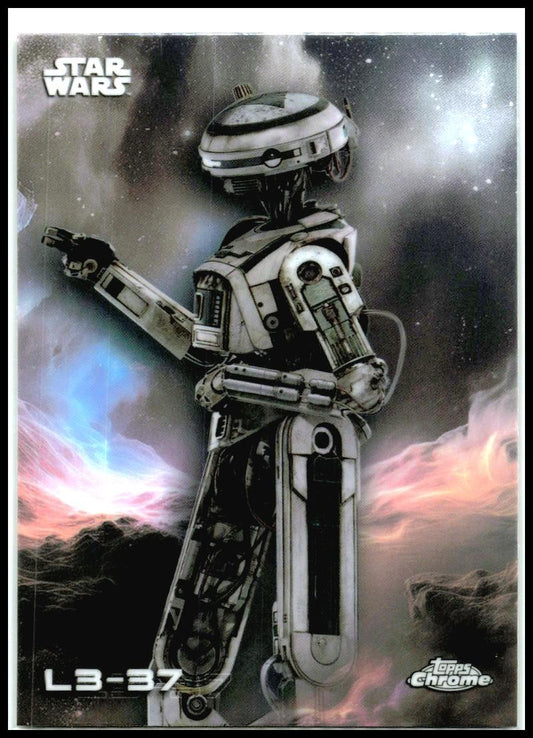 2025 Topps Chrome Star Wars #77 L3-37