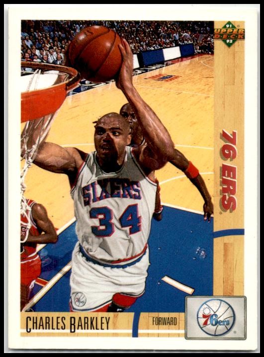 1991-92 Upper Deck #345 Charles Barkley Philadelphia 76ers