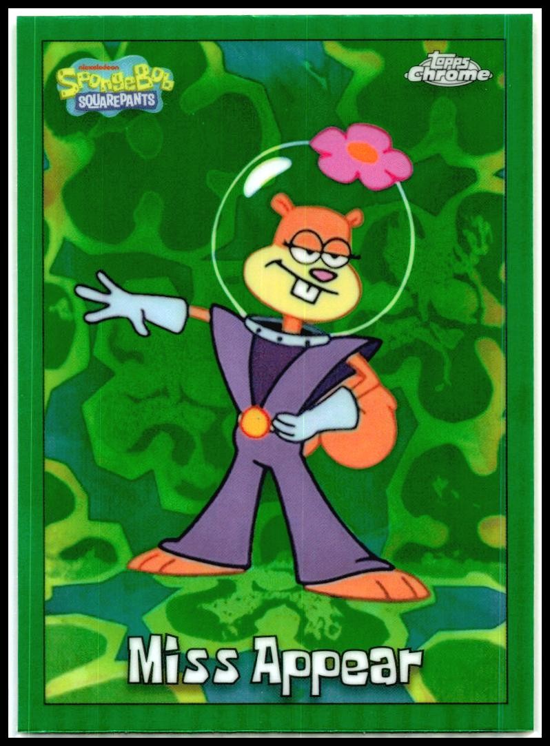 2025 Topps Chrome Spongebob Squarepants Kelp Green #138 Miss Appear