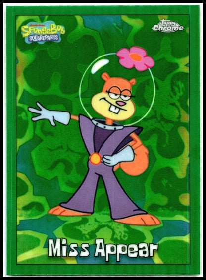 2025 Topps Chrome Spongebob Squarepants Kelp Green #138 Miss Appear