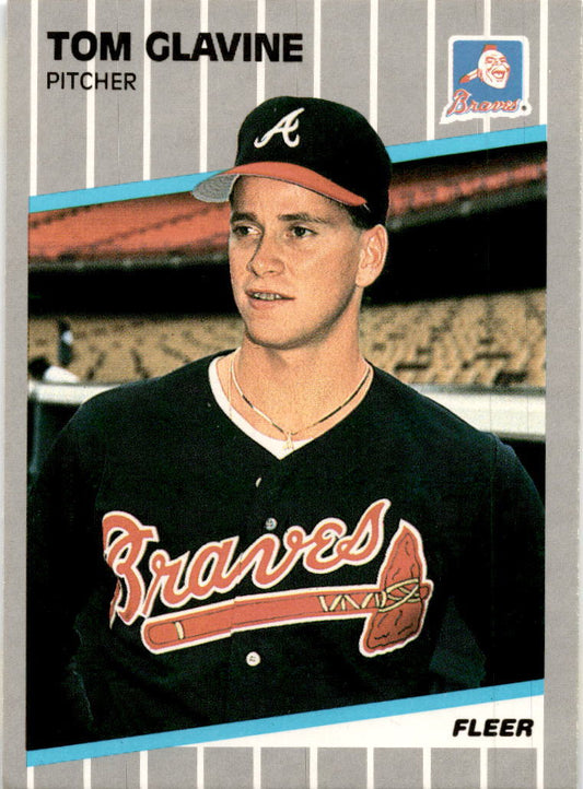 1989 Fleer #591 Tom Glavine Atlanta Braves