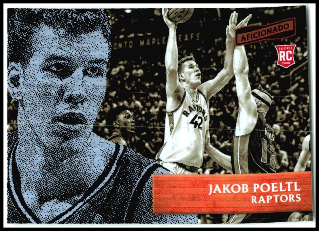 2016-17 Panini Aficionado #95 Jakob Poeltl Rookie Toronto Raptors