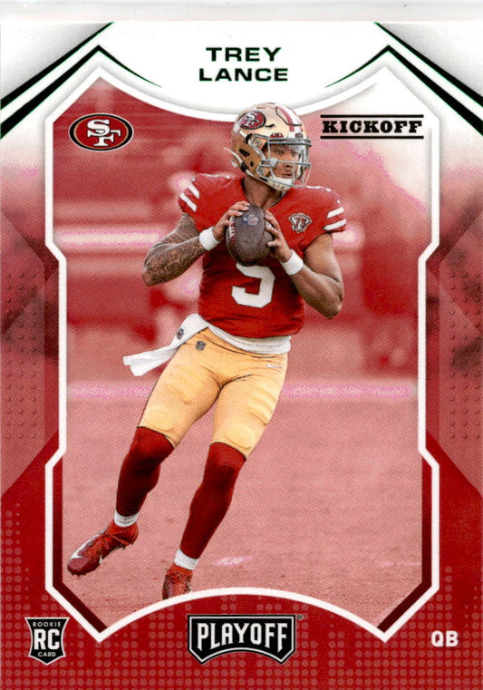2021 Playoff  Kickoff #203 Trey Lance San Francisco 49ers