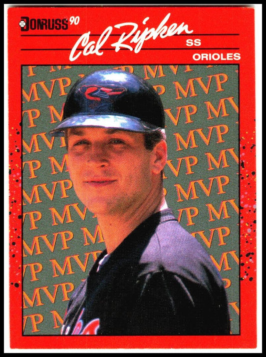1990 Donruss Bonus MVP's #BC-18 Cal Ripken Baltimore Orioles