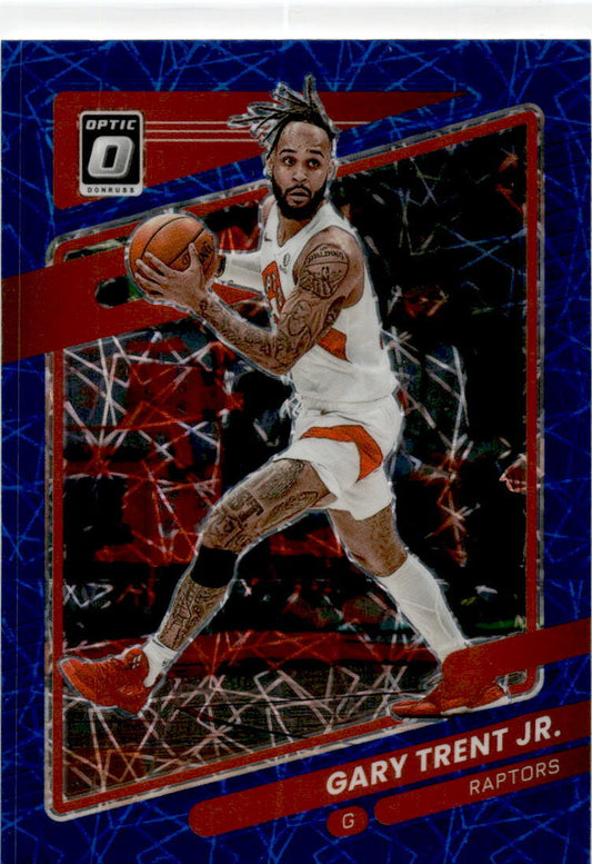 2021-22 Donruss Optic Blue Velocity #46 Gary Trent Jr. Toronto Raptors