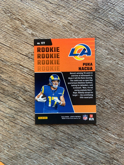 2023 Panini Zenith Puka Nacua Rookie Artist Proof Green  /5 SP Los Angeles Rams