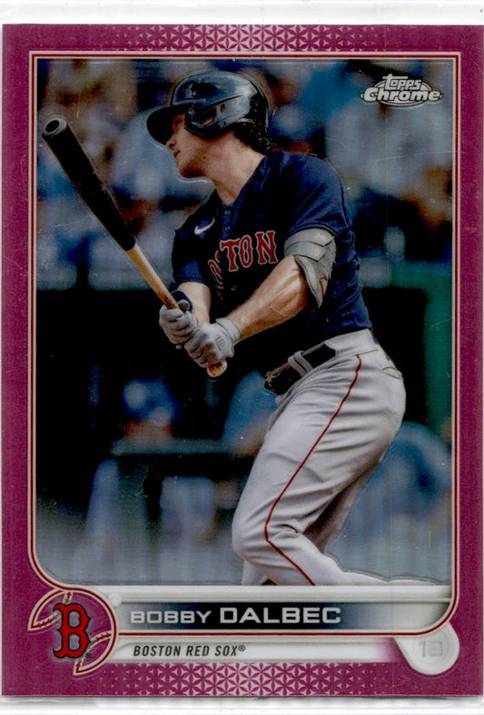 2022 Topps Chrome Pink #51 Bobby Dalbec Boston Red Sox