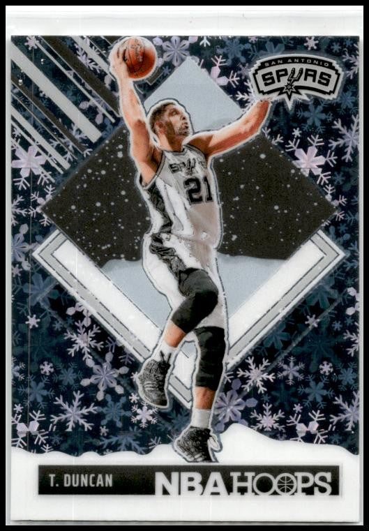 2024-25 Hoops Winter Winter Prizms Premium #297 Tim Duncan San Antonio Spurs