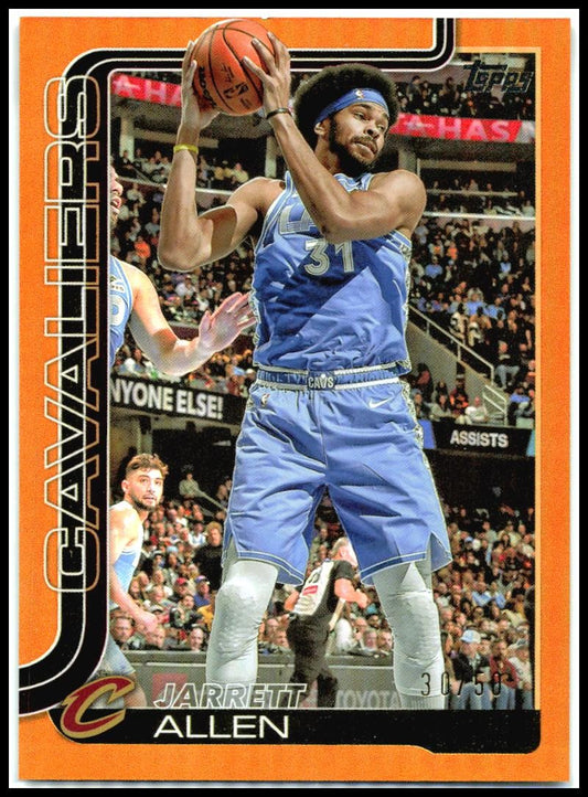 2025-26 Topps Gold Holo Foil #85 Jarrett Allen #/50 Cleveland Cavaliers