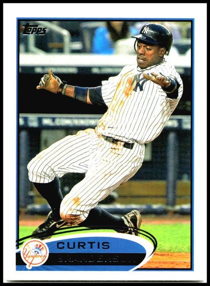 2012 Topps #290 Curtis Granderson New York Yankees